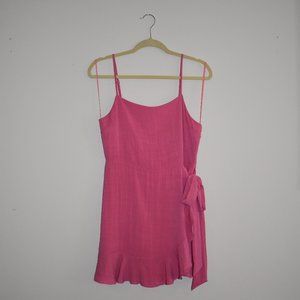 Pink Wrap Dress